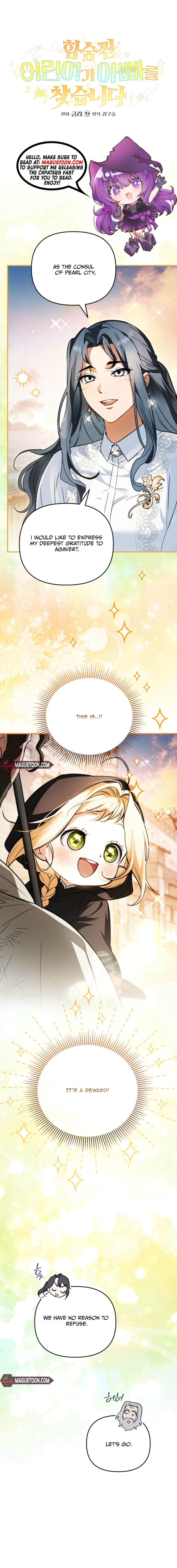 A Secretly Strong Kid Is Looking for Her Dad Chapter 24 Page 2